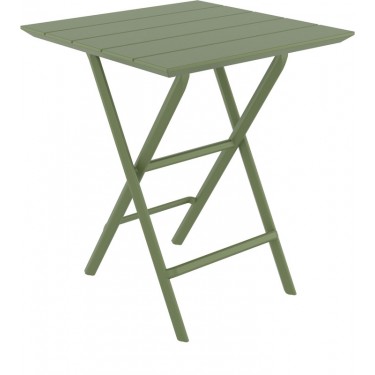 HELEN OLIVE GREEN 60Χ60X74εκ. ΤΡΑΠΕΖΙ ΠΤΥΣ/ΝΟ ΠΟΛ/ΝΙΟΥ SIESTA 60Χ60X74εκ.