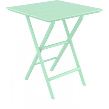 HELEN OPALINE GREEN 60Χ60X74εκ. ΤΡΑΠΕΖΙ ΠΤΥΣ/ΝΟ ΠΟΛ/ΝΙΟΥ SIESTA 60Χ60X74εκ.