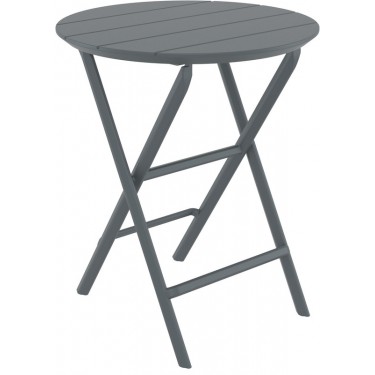 HELEN DARK GREY Φ60X74εκ. ΤΡΑΠΕΖΙ ΠΤΥΣ/ΝΟ ΠΟΛ/ΝΙΟΥ SIESTA Φ60X74εκ.