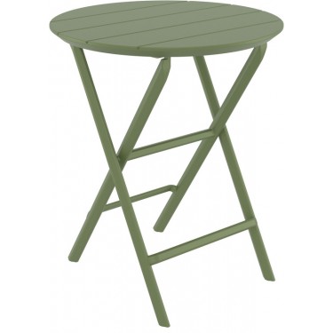 HELEN OLIVE GREEN Φ60X74εκ. ΤΡΑΠΕΖΙ ΠΤΥΣ/ΝΟ ΠΟΛ/ΝΙΟΥ SIESTA Φ60X74εκ.