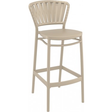 PORTOFINO 75εκ. ΣΚΑΜΠΟ TAUPE ΠΟΛ/ΝΙΟΥ 48X52X106εκ. SIESTA 48X52X106εκ.