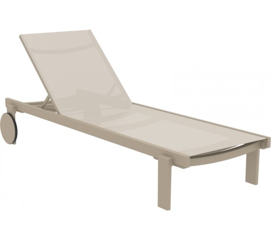 CASABLANCA ΞΑΠΛΩΣΤΡΑ TAUPE/TAUPE ΑΛΟΥΜ-ΠΟΛ/ΝΙΟΥ SIESTA 74X190X31εκ. CASABLANCA ΞΑΠΛΩΣΤΡΑ TAUPE/TAUPE ΑΛΟΥΜ-ΠΟΛ/ΝΙΟΥ SIESTA 74X190X31εκ.