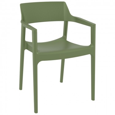 TULUM OLIVE GREEN ΠΟΛΥΘΡΟΝΑ ΠΟΛ/ΝΙΟΥ 55X52X79εκ. SIESTA 55X52X45-79εκ.