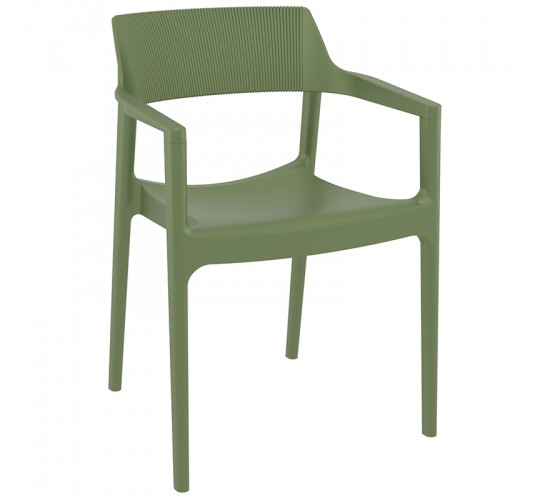TULUM OLIVE GREEN ΠΟΛΥΘΡΟΝΑ ΠΟΛ/ΝΙΟΥ 55X52X79εκ. SIESTA 55X52X45-79εκ.
