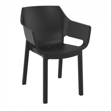 DORA BLACK ΠΟΛΥΘΡΟΝΑ ΠΟΛ/ΝΙΟΥ 58X59X80εκ. SIESTA 58X59X44-80εκ.