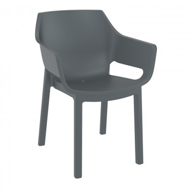DORA DARK GREY ΠΟΛΥΘΡΟΝΑ ΠΟΛ/ΝΙΟΥ 58X59X80εκ. SIESTA 58X59X44-80εκ.