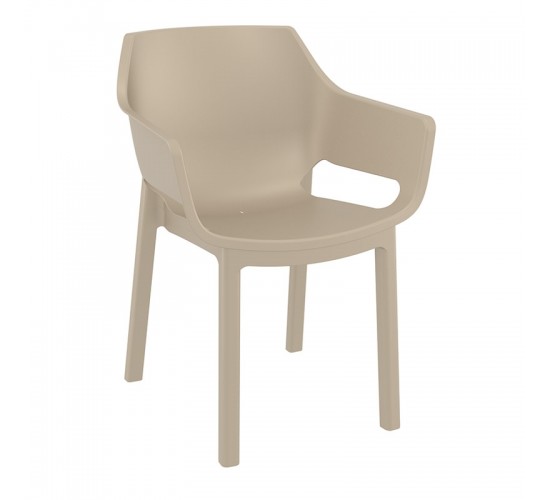 DORA TAUPE ΠΟΛΥΘΡΟΝΑ ΠΟΛ/ΝΙΟΥ 58X59X80εκ. SIESTA 58X59X44-80εκ.