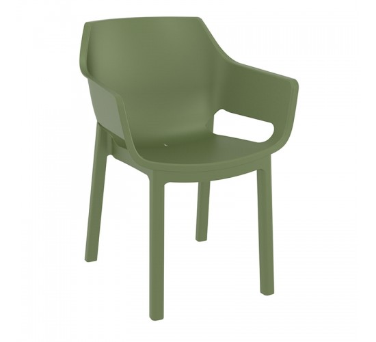 DORA OLIVE GREEN ΠΟΛΥΘΡΟΝΑ ΠΟΛ/ΝΙΟΥ 58X59X80εκ. SIESTA 58X59X44-80εκ.