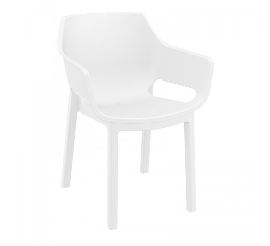 DORA WHITE ΠΟΛΥΘΡΟΝΑ ΠΟΛ/ΝΙΟΥ 58X59X80εκ. SIESTA 58X59X44-80εκ.