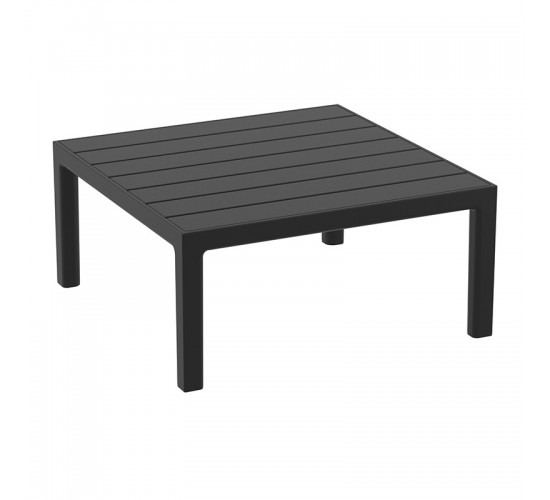 PORTOFINO LOUNGE ΤΡΑΠΕΖΙ BLACK 70X70X33εκ. ΠΟΛ/ΝΙΟΥ SIESTA 70X70X33εκ.