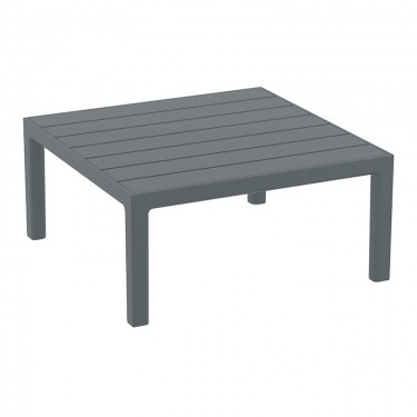 PORTOFINO LOUNGE ΤΡΑΠΕΖΙ DARK GREY 70X70X33εκ. ΠΟΛ/ΝΙΟΥ SIESTA 70X70X33εκ.