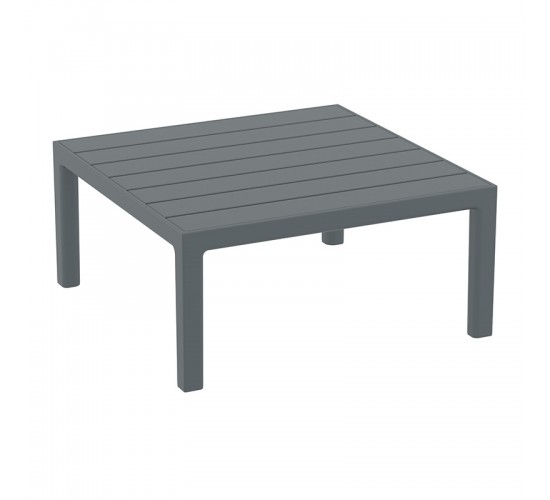 PORTOFINO LOUNGE ΤΡΑΠΕΖΙ DARK GREY 70X70X33εκ. ΠΟΛ/ΝΙΟΥ SIESTA 70X70X33εκ.