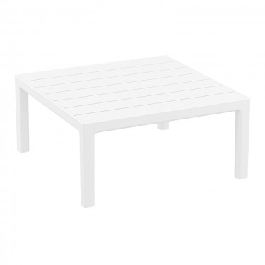 PORTOFINO LOUNGE ΤΡΑΠΕΖΙ WHITE 70X70X33εκ. ΠΟΛ/ΝΙΟΥ SIESTA 70X70X33εκ.