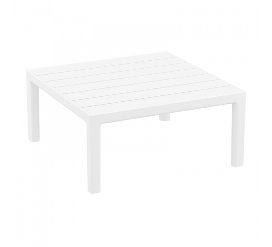 PORTOFINO LOUNGE ΤΡΑΠΕΖΙ WHITE 70X70X33εκ. ΠΟΛ/ΝΙΟΥ SIESTA 70X70X33εκ.