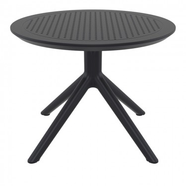 SKY BLACK MINI Φ60X45εκ. ΤΡΑΠΕΖΙ ΠΟΛ/ΝΙΟΥ SIESTA Φ60X45εκ.