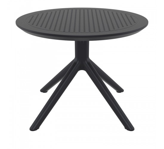 SKY BLACK MINI Φ60X45εκ. ΤΡΑΠΕΖΙ ΠΟΛ/ΝΙΟΥ SIESTA Φ60X45εκ.