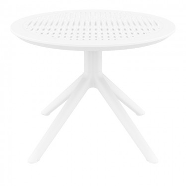 SKY WHITE MINI Φ60X45εκ. ΤΡΑΠΕΖΙ ΠΟΛ/ΝΙΟΥ SIESTA Φ60X45εκ.