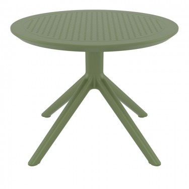 SKY OLIVE GREEN MINI Φ60X45εκ. ΤΡΑΠΕΖΙ ΠΟΛ/ΝΙΟΥ SIESTA Φ60X45εκ.