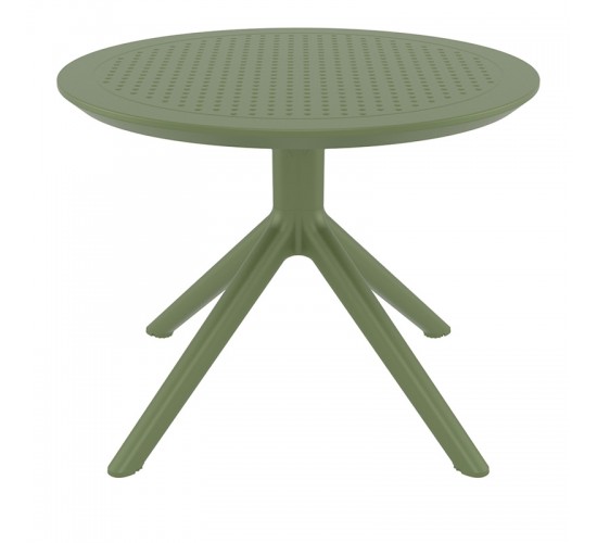 SKY OLIVE GREEN MINI Φ60X45εκ. ΤΡΑΠΕΖΙ ΠΟΛ/ΝΙΟΥ SIESTA Φ60X45εκ.