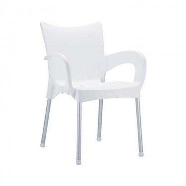 ROMEO WHITE ΠΟΛ/ΝΑ ΠΟΛ/ΝΙΟΥ/ΑΛΟΥΜ. 58Χ53Χ83εκ. SIESTA 58Χ53Χ83εκ.