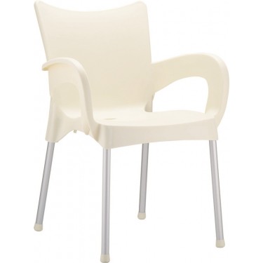 ROMEO BEIGE ΠΟΛ/ΝΑ ΠΟΛ/ΝΙΟΥ/ΑΛΟΥΜ. 58Χ53Χ83εκ. SIESTA 58Χ53Χ83εκ.