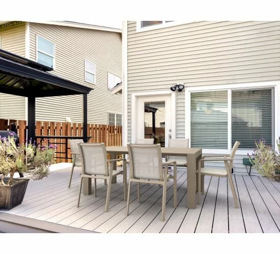 Σετ Τραπεζαρίας 7τμχ Vegas Pacific Taupe 100X180/220εκ. SIESTA Σετ Τραπεζαρίας 7τμχ Vegas Pacific Taupe 100X180/220εκ. SIESTA
