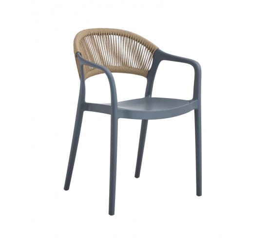 BERY DARK GREY ΠΟΛΥΘΡΟΝΑ ΠΟΛ/ΝΙΟΥ ZITA PLUS 57X54X81εκ. BERY DARK GREY ΠΟΛΥΘΡΟΝΑ ΠΟΛ/ΝΙΟΥ ZITA PLUS 57X54X81εκ.
