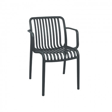 PARMA-S DARK GREY ΠΟΛΥΘΡΟΝΑ ΠΟΛ/ΝΙΟΥ 56X56X79εκ. ZITA PLUS 56X56X46-79εκ.