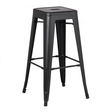 TEXAS ΣΚΑΜΠΟ 76εκ. Χ.ΠΛΑΤΗ ΜΑΥΡΟ ΜΑΤ ΜΕΤΑΛ. 42Χ42Χ76εκ. ZITA PLUS 42Χ42Χ76εκ.