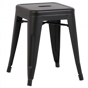 TEXAS ΣΚΑΜΠΟ 46εκ. ΜΑΥΡΟ ΜΑΤ ΜΕΤΑΛΛΙΚΟ 39Χ39X46εκ. ZITA PLUS 39Χ39X46εκ.