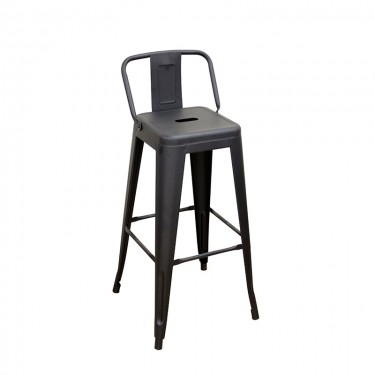 TEXAS ΣΚΑΜΠΟ 75εκ. ΜΕ ΠΛΑΤΗ ΜΑΥΡΟ ΜΑΤ ΜΕΤΑΛ. 43Χ43Χ100εκ. ZITA PLUS 43Χ43Χ75/100εκ.