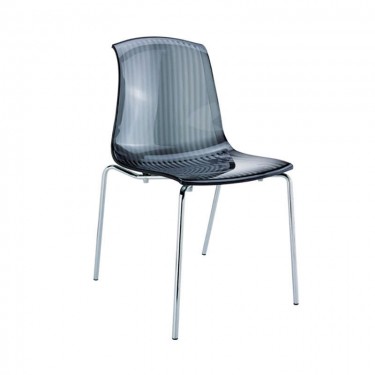 ALLEGRA BLACK TRANSP. ΚΑΡΕΚΛΑ 50Χ54Χ82εκ. SIESTA 50X54X44/82εκ.