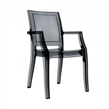 ARTHUR BLACK TRANSP. ΠΟΛΥΘΡΟΝΑ 56X60X91εκ. SIESTA 56X60X91εκ.