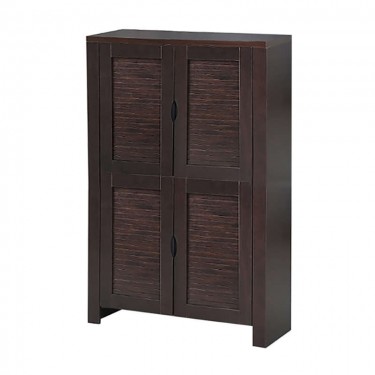 ΠΑΠΟΥΤΣΟΘΗΚΗ 80Χ32Χ127εκ. WENGE/4 ΠΟΡΤΕΣ/4 ΡΑΦΙΑ ZITA PLUS 80Χ32Χ127εκ.