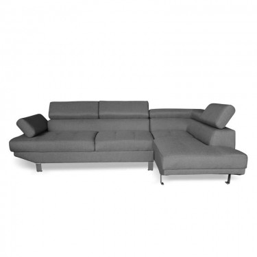 CORNER GREY ΥΦΑΣΜΑ ΑΡΙΣΤΕΡΗ ΓΩΝΙΑ 250X153X80εκ. ZITA PLUS 250X153X70/80εκ.