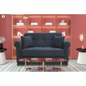 AZUR GREY ΥΦΑΣΜΑ 2ΘΕΣΙΟΣ ΚΑΝΑΠΕΣ/ΚΡΕΒΑΤΙ ΜΕ ΑΠΟΘ.ΧΩΡΟ 150Χ80Χ75εκ. ZITA PLUS 150Χ80Χ75εκ. ΚΡΕΒ.125Χ100