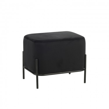 BELLA/L ΣΚΑΜΠΟ BLACK VELVET ΥΦΑΣΜΑ 48X37Χ39εκ. ZITA PLUS 48X37Χ39εκ.