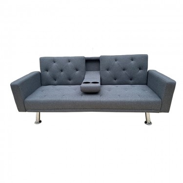 REST/ARMS GREY ΥΦΑΣΜΑ ΚΑΝΑΠΕΣ-ΚΡΕΒΑΤΙ 188X88X79εκ. ZITA PLUS ΚΑΝΑΠΕΣ 188X88X79εκ. - ΚΡΕΒ. 188X100X39εκ