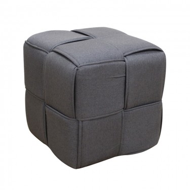 LINE ΣΚΑΜΠΟ GREY ΥΦΑΣΜΑ 40X40X40εκ. ZITA PLUS 40X40X40εκ.