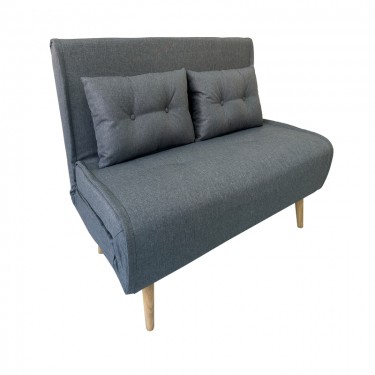 SARA GREY ΥΦΑΣΜΑ ΚΑΝΑΠΕΣ/ΚΡΕΒΑΤΙ 134Χ80Χ84εκ. ZITA PLUS 134Χ80Χ46-84εκ. - ΚΡΕΒ.134Χ190Χ32εκ.