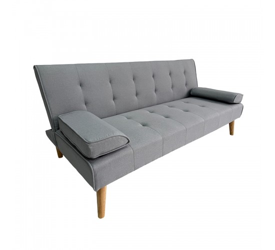 MERYL LIGHT GREY ΥΦΑΣΜΑ ΚΑΝΑΠΕΣ ΚΡΕΒΑΤΙ 170X81X74εκ. ZITA PLUS 170X81X74εκ. - ΚΡΕΒ.170Χ95Χ36εκ.