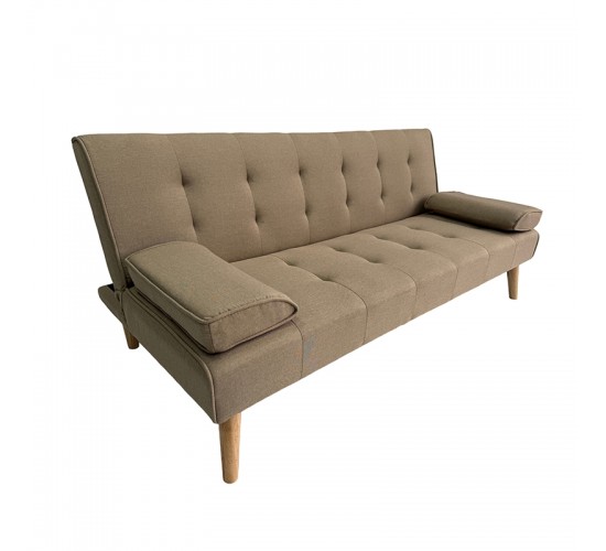 MERYL BROWN ΥΦΑΣΜΑ ΚΑΝΑΠΕΣ ΚΡΕΒΑΤΙ 170X81X74εκ. ZITA PLUS 170X81X74εκ. - ΚΡΕΒ.170Χ95Χ36εκ.