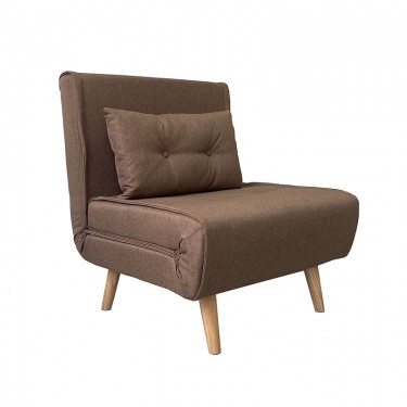 SARA BROWN ΥΦΑΣΜΑ ΠΟΛΥΘΡΟΝΑ/ΚΡΕΒΑΤΙ 75X80X84εκ. ZITA PLUS 75Χ80Χ84εκ. - ΚΡΕΒ.75Χ190Χ32εκ.