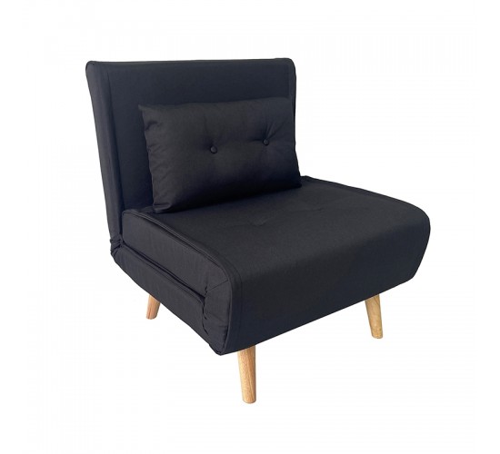 SARA BLACK ΥΦΑΣΜΑ ΠΟΛΥΘΡΟΝΑ/ΚΡΕΒΑΤΙ 75Χ80εκ. ZITA PLUS 75Χ80Χ84εκ. - ΚΡΕΒ.75Χ190Χ32εκ.