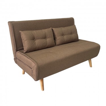 SARA BROWN ΥΦΑΣΜΑ ΚΑΝΑΠΕΣ/ΚΡΕΒΑΤΙ 134Χ80Χ84εκ. ZITA PLUS 134Χ80Χ46-84εκ. - ΚΡΕΒ.134Χ190Χ32εκ.