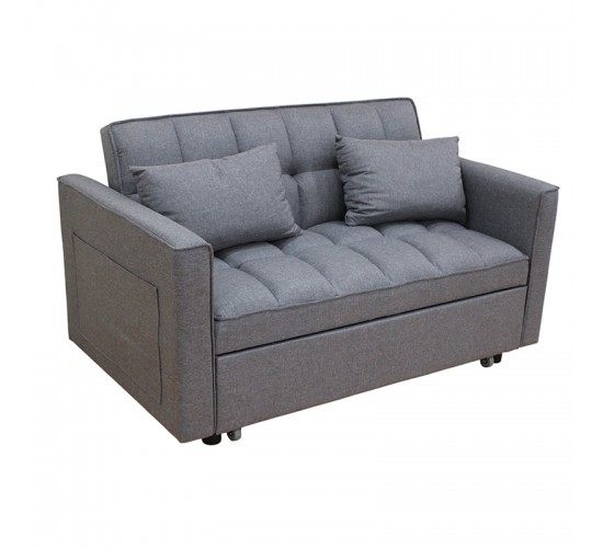 WIND GREY ΥΦΑΣΜΑ ΚΑΝΑΠΕΣ/ΚΡΕΒΑΤΙ 140X85X82εκ. ZITA PLUS 140X85X82εκ. - ΚΡΕΒ.140X170X45εκ.