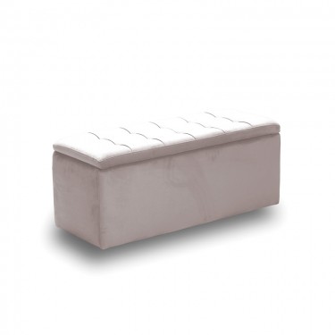 LIDO ΣΚΑΜΠΟ VELVET BEIGE ΜΕ ΑΠΟΘ. ΧΩΡΟ 101X41X42εκ. ZITA PLUS 101X41X42εκ.