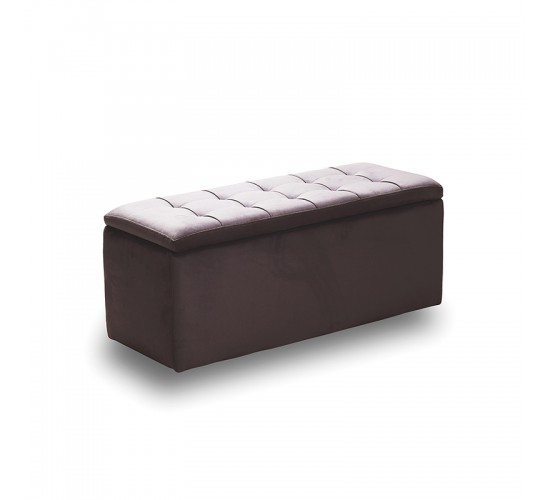 LIDO ΣΚΑΜΠΟ VELVET BROWN ΜΕ ΑΠΟΘ. ΧΩΡΟ 101X41X42εκ. ZITA PLUS 101X41X42εκ.