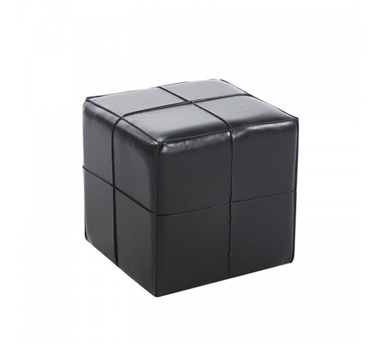 ENZO BLACK PU ΣΚΑΜΠΟ 31X31X31εκ. ZITA PLUS 31X31X31εκ.