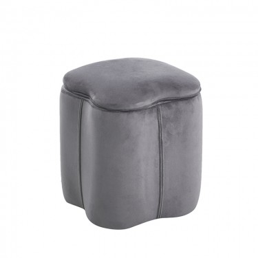 FIONA ΣΚΑΜΠΟ VELVET GREY ΜΕ ΑΠΟΘ. ΧΩΡΟ 30X30X34εκ. ZITA PLUS 30X30X34εκ.